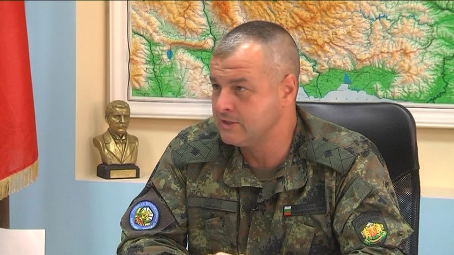 Бригаден генерал Деян Дешков, командир на 61-ва Стрямска механизирана бригада