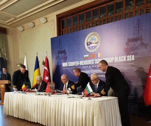 България, Турция и Румъния обединяват усилия срещу плаващите мини в Черно море