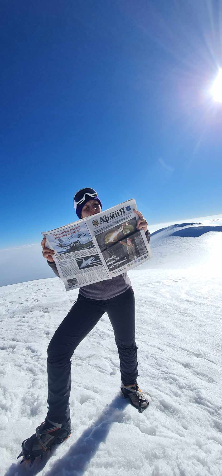 Вестник „Българска армия“ „покори“ и връх Арарат