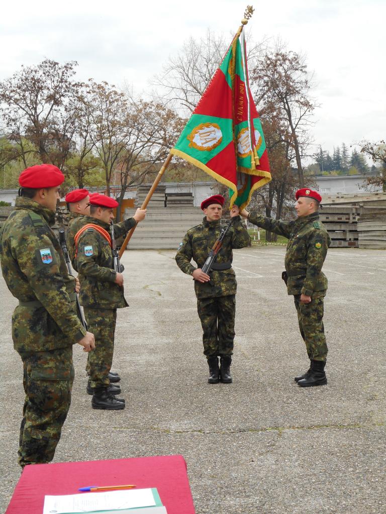 Полагане на военна клетва от новоназначени военнослужещи в Бригадното командване и в 78 батальон за осигуряване – София