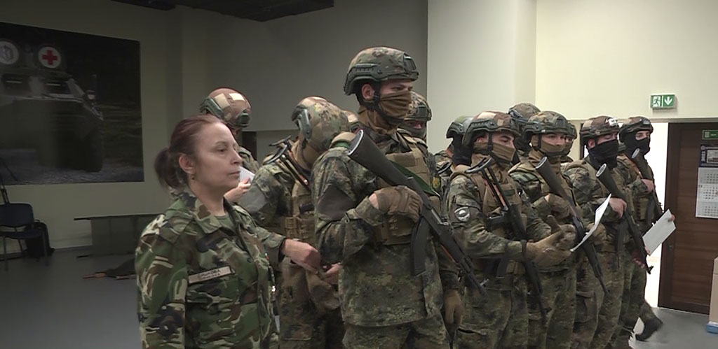 Военнослужещи от СКСО оказваха медицинска помощ на бойното поле