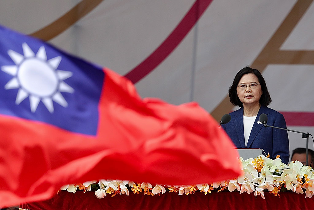 Президентката на Тайван каза, че държавата ѝ няма да отстъпи пред агресивността на Китай