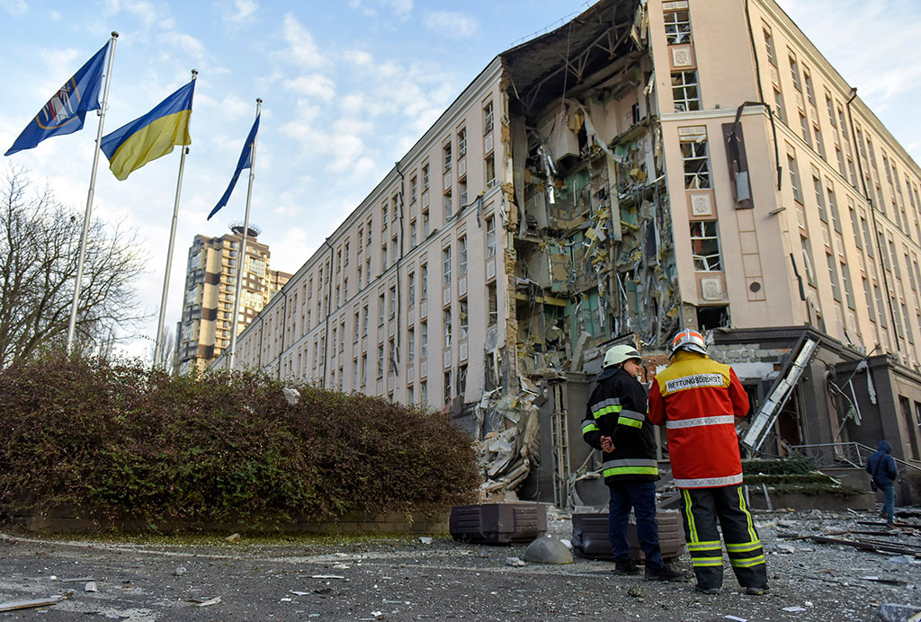 Експлозии разтърсиха Киев рано тази сутрин