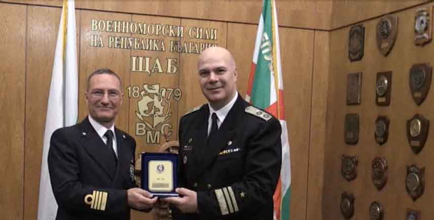 Сътрудничество: Среща между българските и италианските ВМС