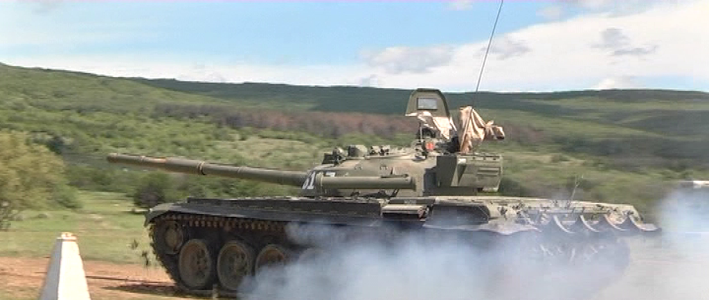 61-ви танков батальон от Центъра за подготовка на специалисти провежда стрелба на полигон „Ново село“