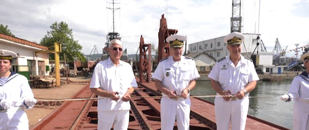 Първи дивизион патрулни кораби на 64 години – откриха реновирания хелинг на военноморска база Варна