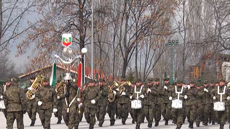 В Националната гвардейска част се провеждат репетиции за тържествената заря-проверка на 3 март