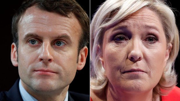 Манюел Макрон и Марин Льо Пен отиват на балотаж на президентските избори във Франция