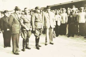 Влакът с бълг. администрация потегля за Добрич от жп гара Варна, 15 септември 1940 г.