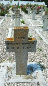 Гробът на майор Г. Векилски във ВГ Мирча вода