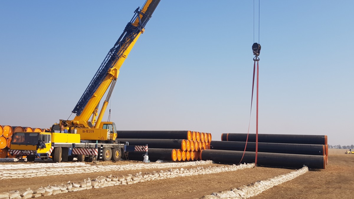 Напредва и строежът на газопреносната мрежа в Северна България