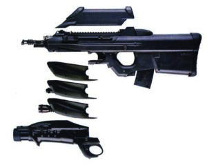 модулност на белгийската щурмова пушка F 2000