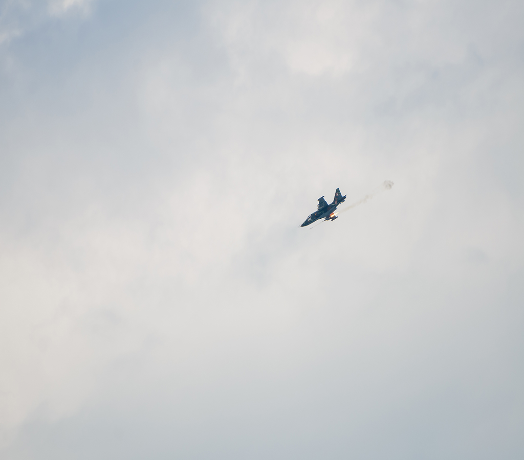Су-25 тества навигационно пускане на бомби