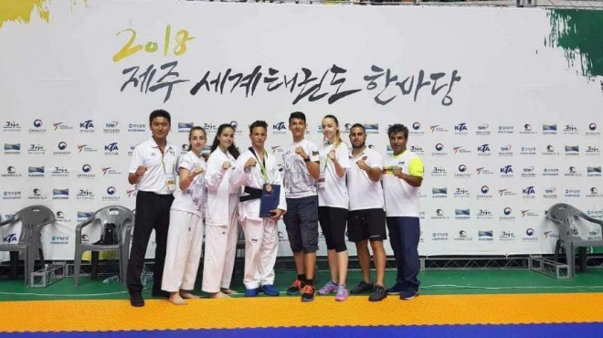 Нови медали от олимпийското ни таекуондо в Корея на световния фестивал Hanmadang 2018