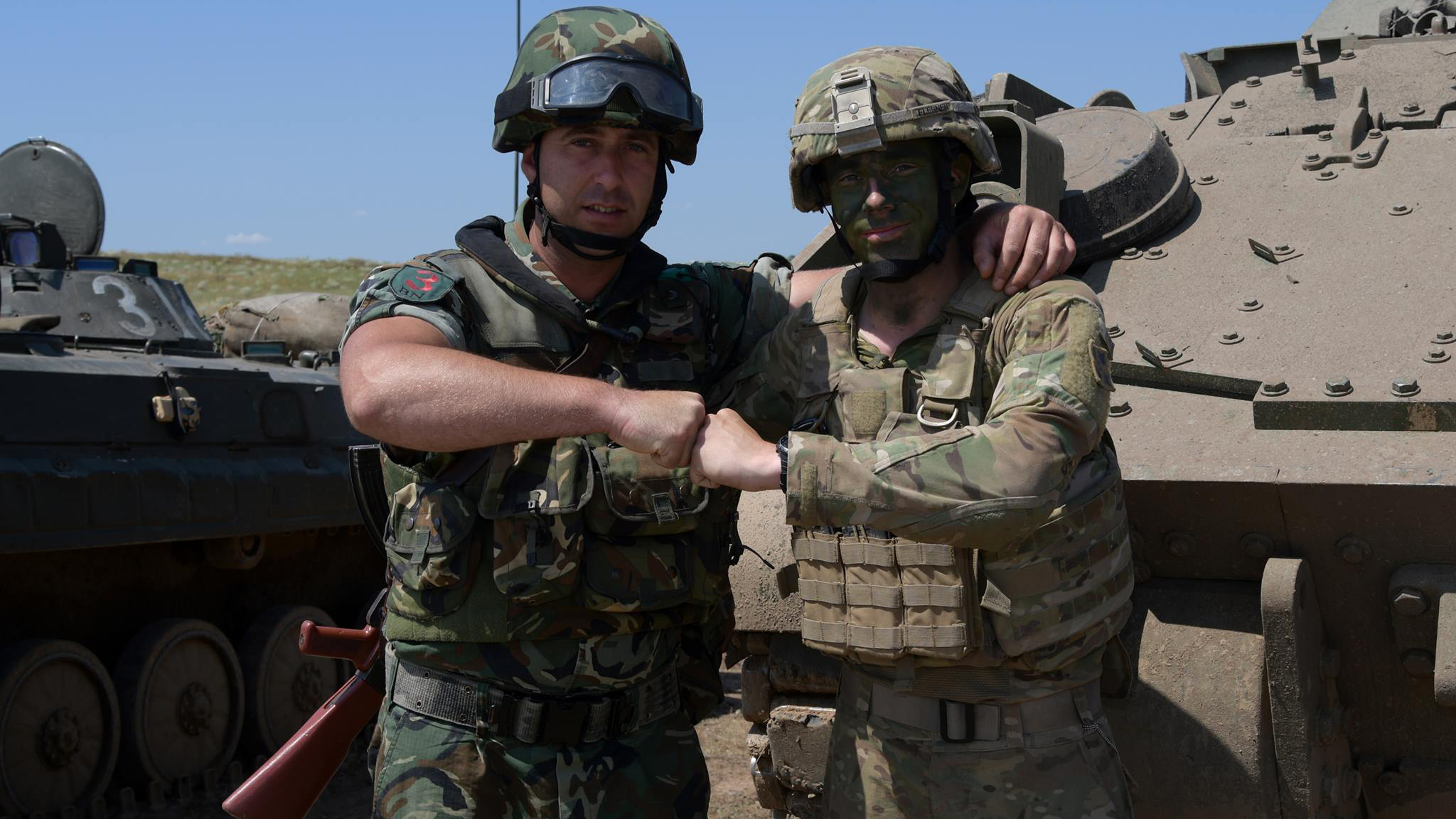 България, САЩ и Сърбия тренираха на полигона Корен отбранителен бой в градски условия