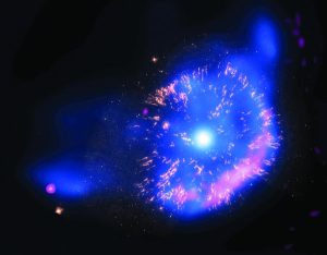 Експлозия на звезда, заснета от космическата обсерватория ''Чандра''