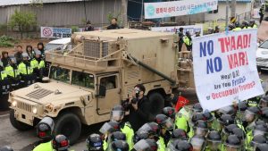 Deployment of THAAD equipment