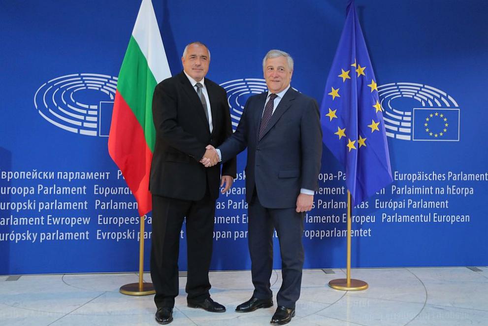 Среща Борисов – Таяни в Страсбург.  Премиерът представи резултатите от председателството