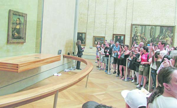 Туристическото присвояване  на Мона Лиза