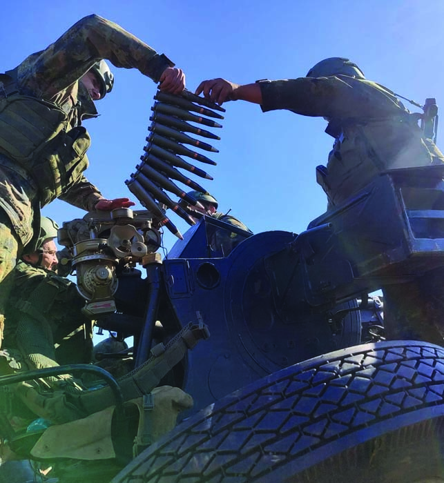 Полева подготовка на формирования за ПВО от Сухопътните войски