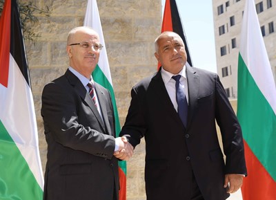 Бойко Борисов се срещна с премиера на Палестина Рами Хамдала