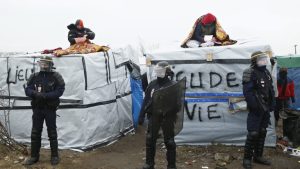 Start of the expulsion of a part of the Jungle migrant camp in Calais