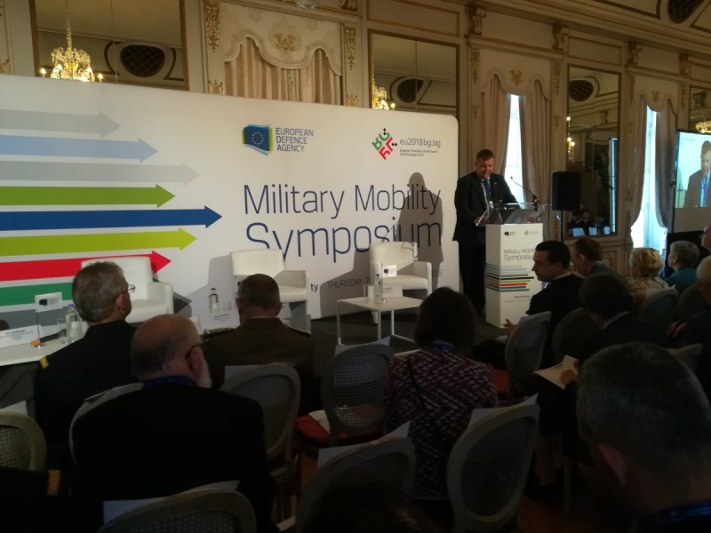 Министърът на отбраната Красимир Каракачанов: Подобряването на военната мобилност е от ключово значение за способността на ЕС да реализира ефективно своите операции