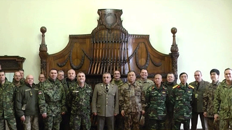 Визита: Военни аташета посетиха ВА „Г.С.Раковски“