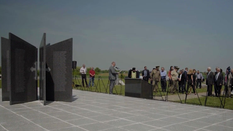 Делегация от Министерството на отбраната почете паметта на погребаните във Вуковар български воини