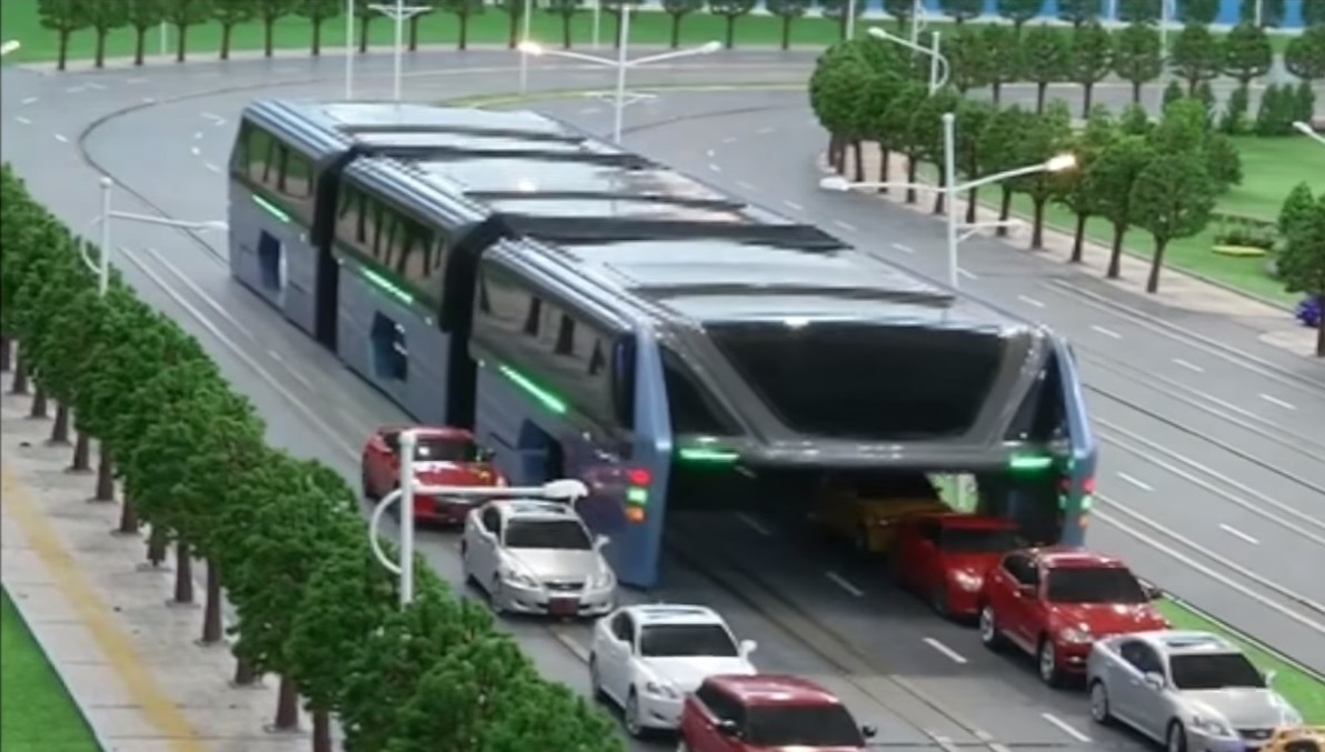 В Китай пускат автобуса – тунел