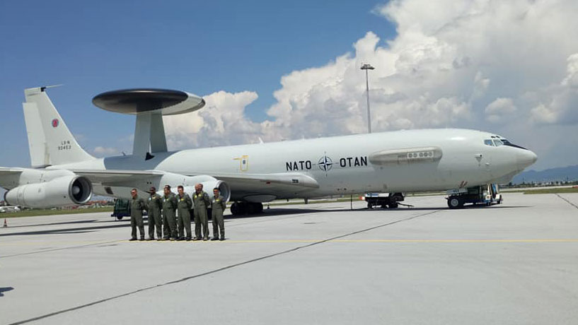 Самолетът на НАТО AWACS гостува в София – България е част от кампанията „WE ARE NATO“