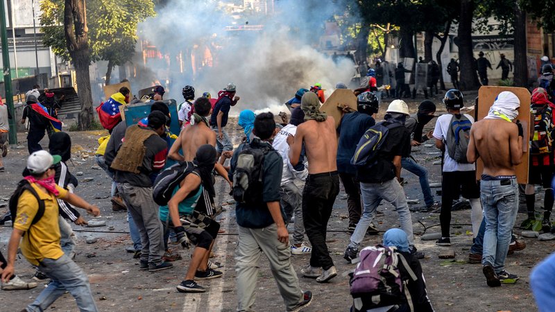 Венецуела на прага на гражданска война