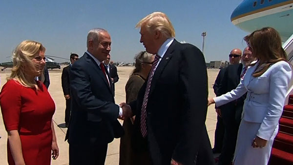 При първото си официално посещение в Израел, Тръмп призова за мир с Палестина