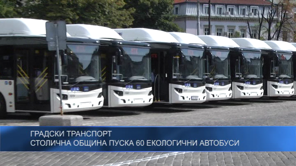 Столична община пуска 60 екологични автобуси