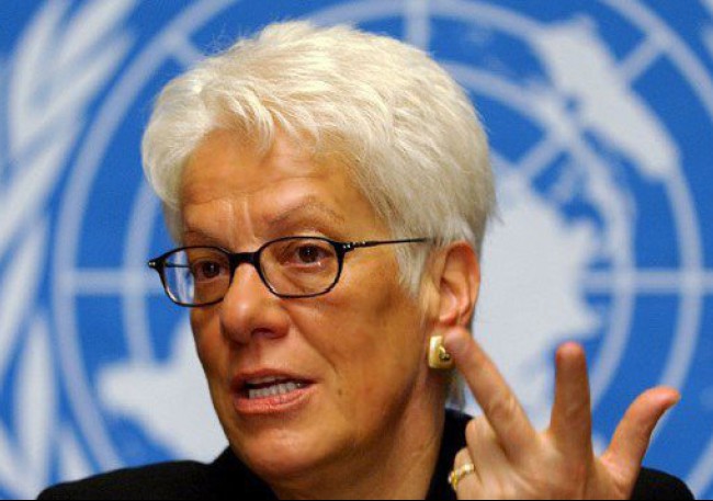 Карла дел Понте подаде оставка – остави комисията на ООН за Сирия с намален състав