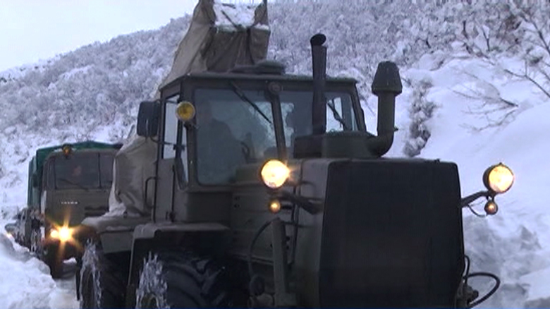 Българската армия в помощ на населението при овладяване последствията от зимната обстановка