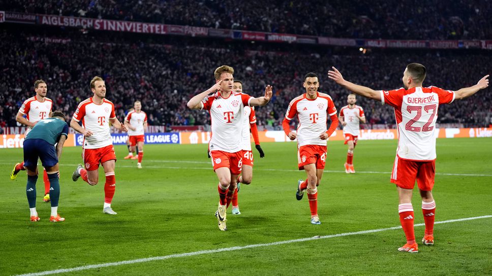 Байерн Мюнхен е на полуфинал в Шампионска лига, след като отстрани Арсенал