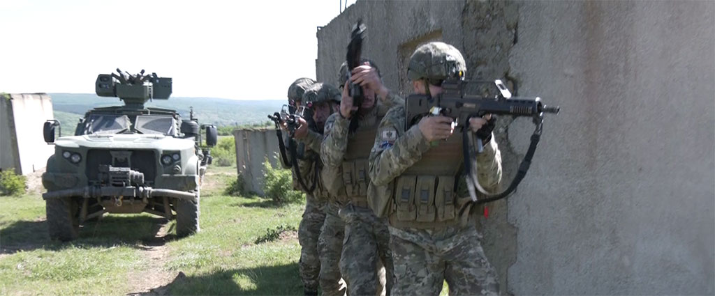 Отбранителна операция тренира многонационалната бойна група на „Ново село“