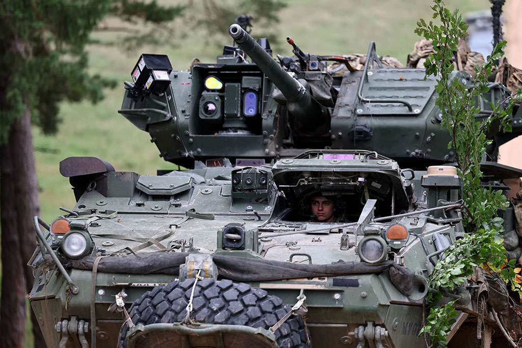 "Saber Junction"
M1269 Stryker Dragoon tank