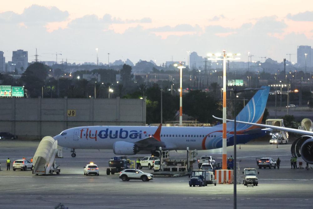 A Flydubai aircraft