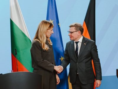 Германия и България призоваха за укрепването на сигурността в Черно море и се ангажираха да засилят сътрудничеството си в ключови области